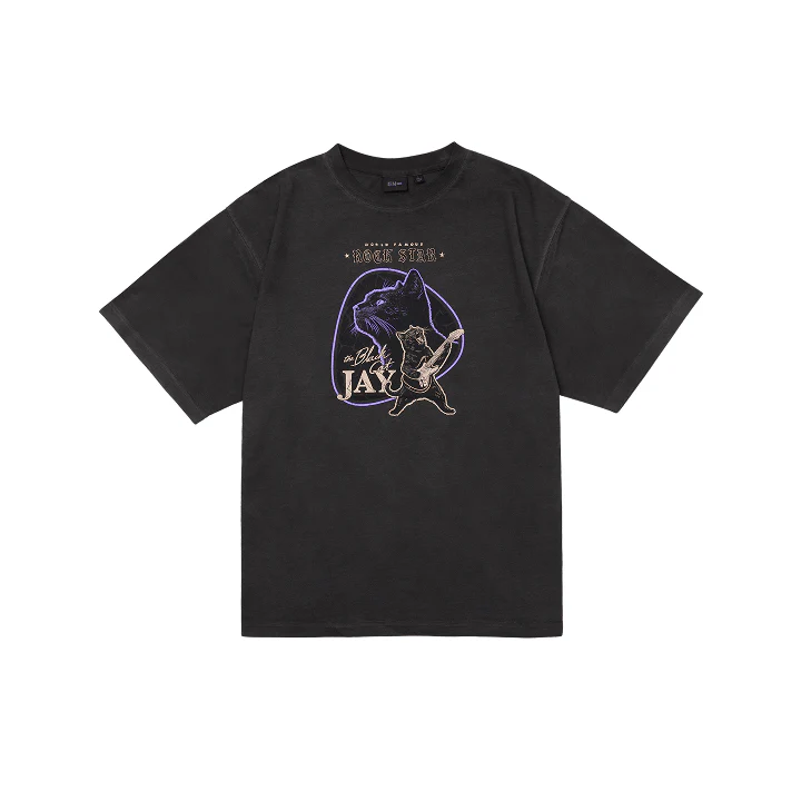 [2ND PRE-ORDER] ENHYPEN - ARTIST MADE COLLECTION BY ENHYPEN OFFICIAL MD JAY'S FAMILY T-SHIRT BLACK BY JAY