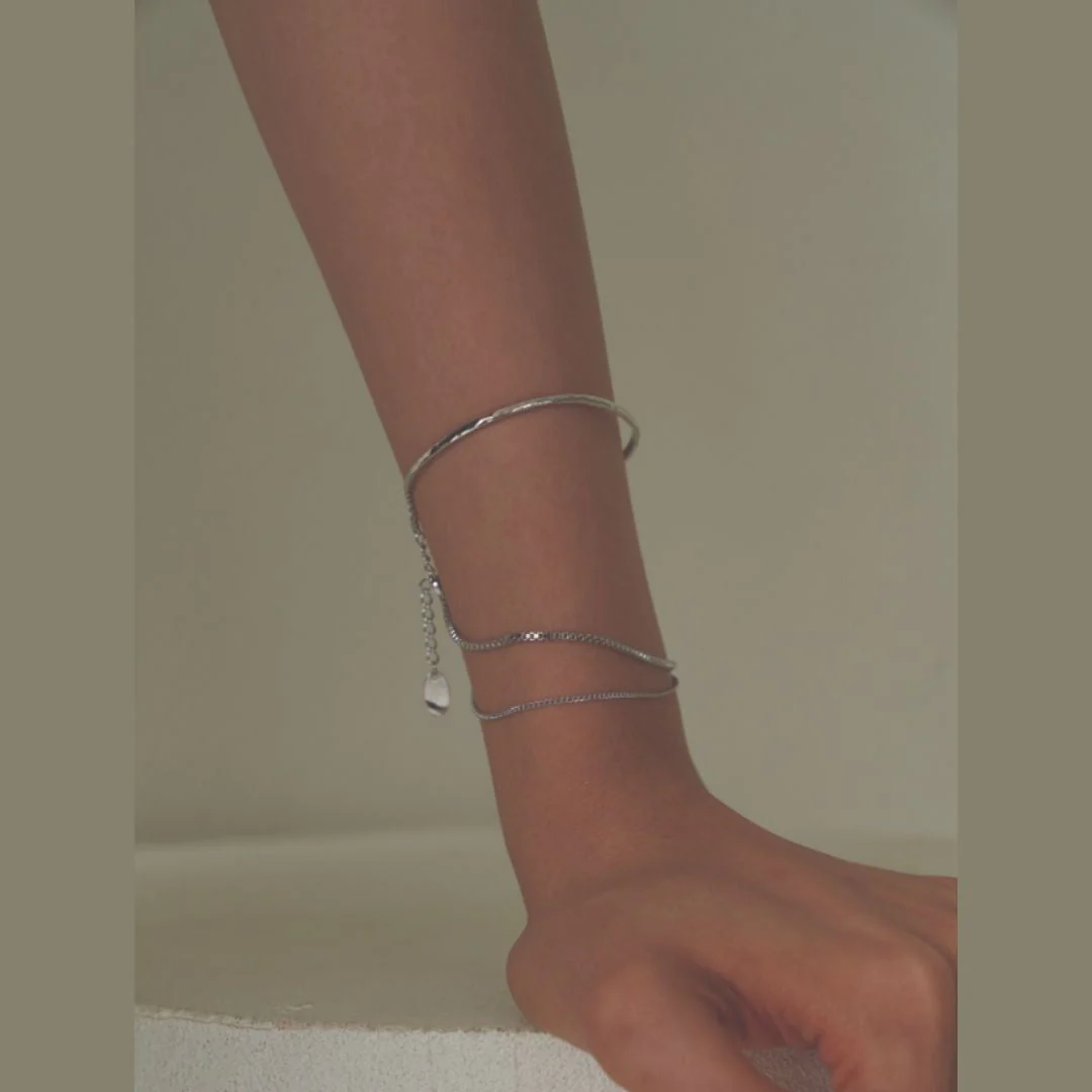 ABITMOR LAYER CHAIN BRACELET (BTS V'S PICK) - Image 7