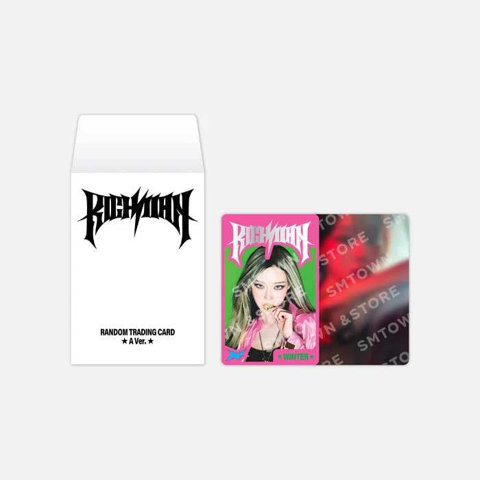 AESPA - RICHMAN POP UP OFFICIAL MD RANDOM TRADING CARD SET A VER