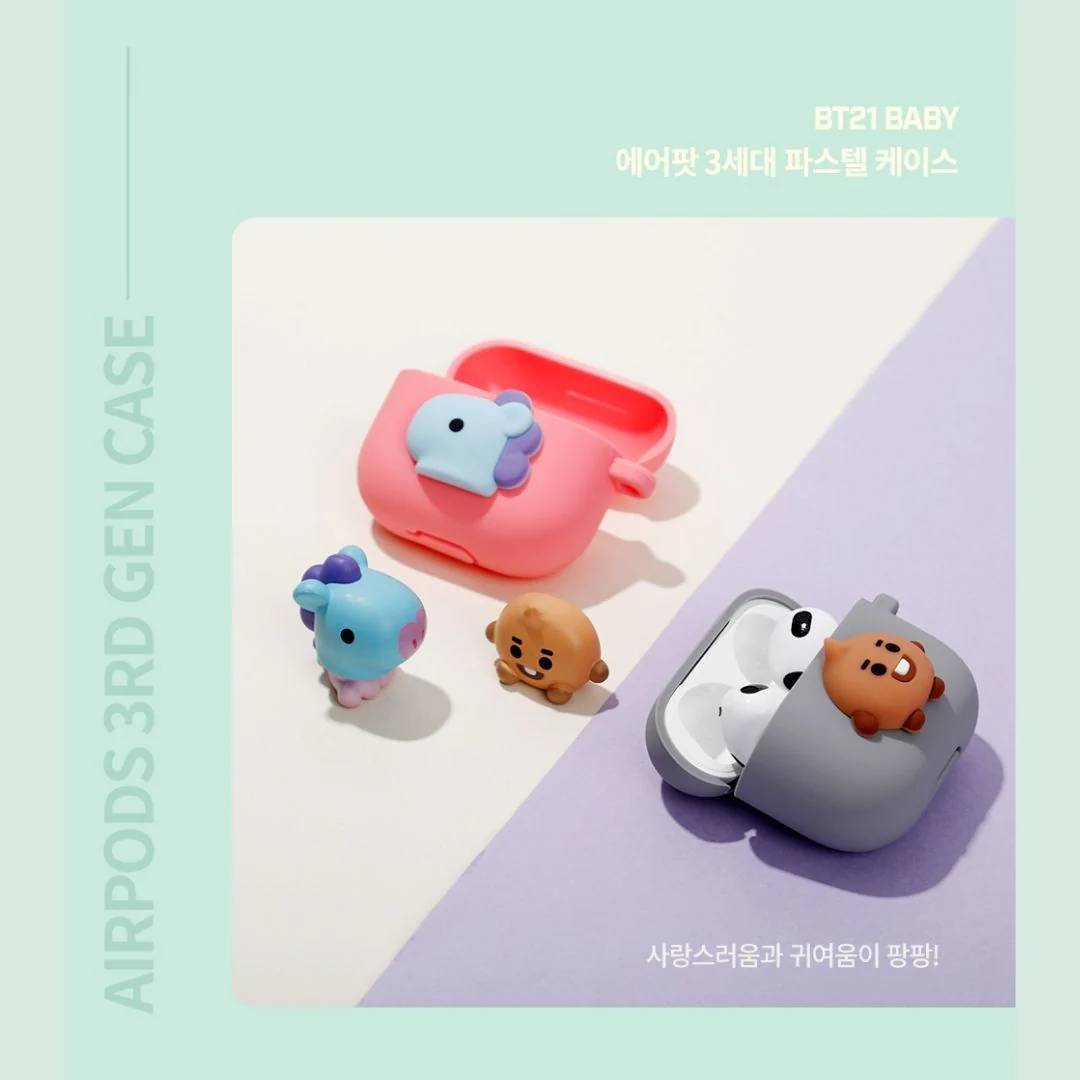 BT21 AIRPODS 3RD Gen Pastel Case - Image 8