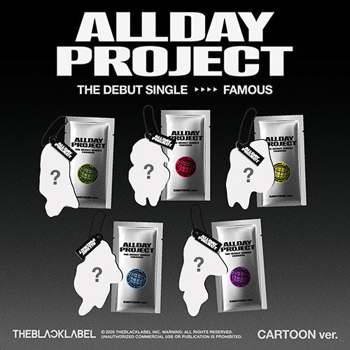 ALLDAY PROJECT - FAMOUS THE DEBUT SINGLE ALBUM CARTOON VER