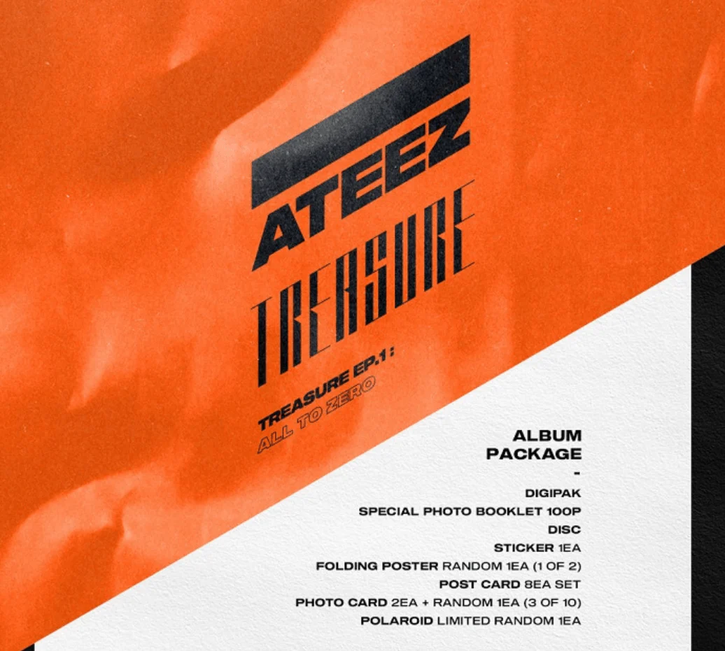 ATEEZ 1ST MINI ALBUM TREASURE EP.1 : ALL TO ZERO - Image 2