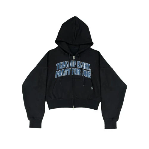 ATEEZ - 8ROOM 7TH ANNIVERSARY POP-UP OFFICIAL MD CROP ZIP UP HOODIE