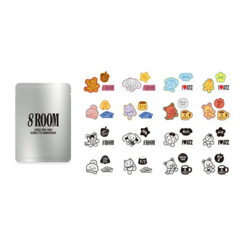 ATEEZ - 8ROOM 7TH ANNIVERSARY POP-UP OFFICIAL MD RANDOM IRON-ON PATCH