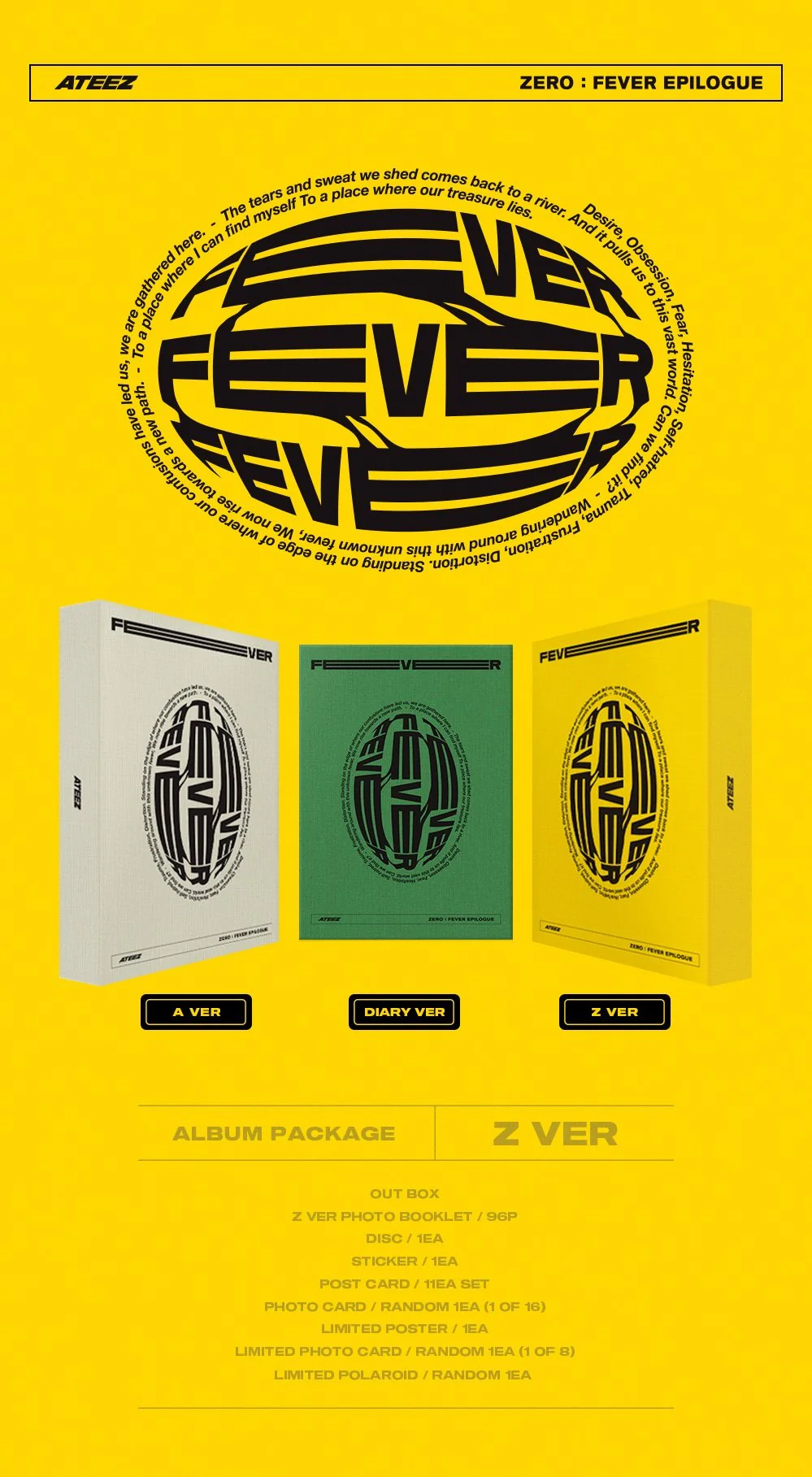 ATEEZ - ALBUM ZERO FEVER EPILOGUE - Image 13