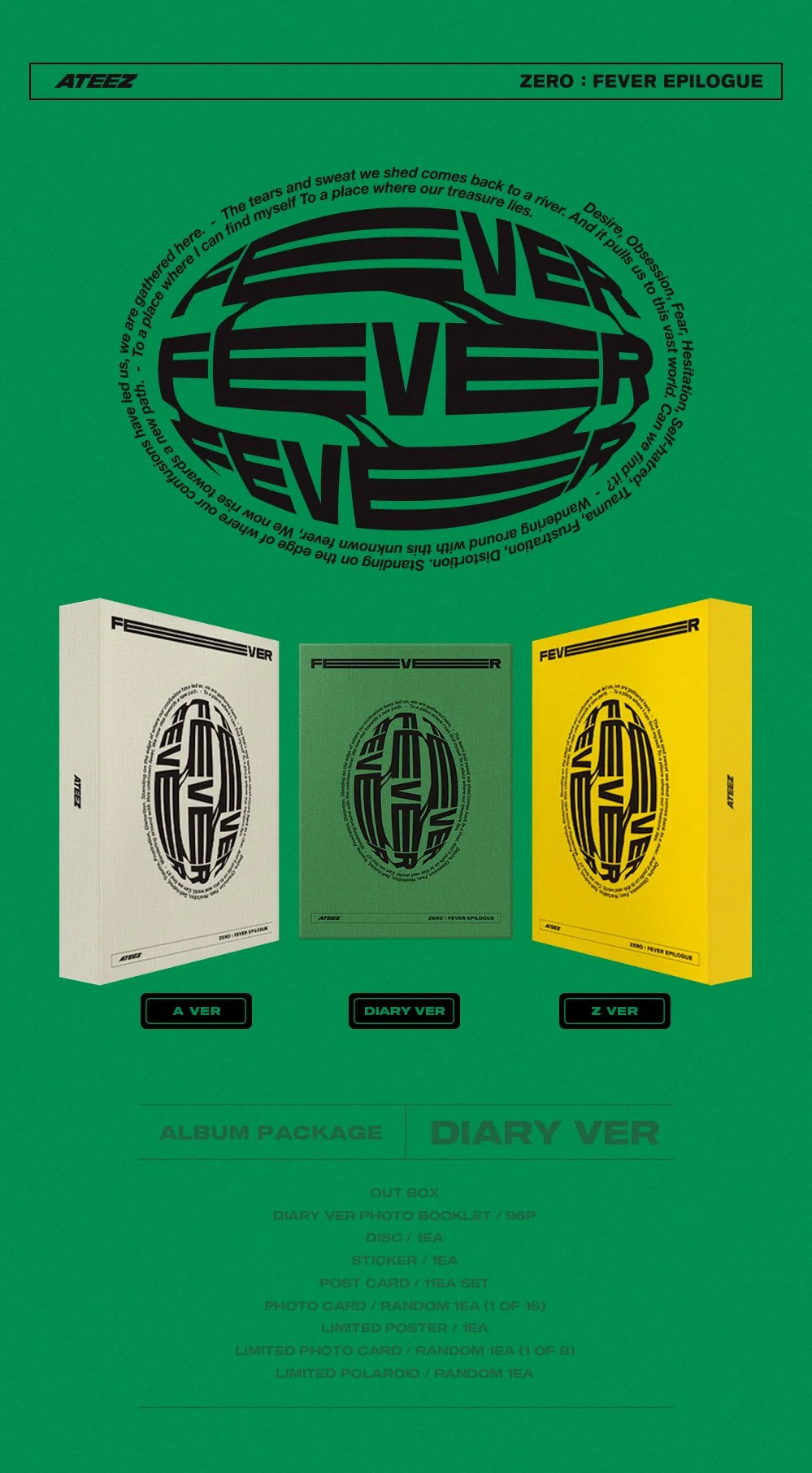 ATEEZ - ALBUM ZERO FEVER EPILOGUE - Image 8