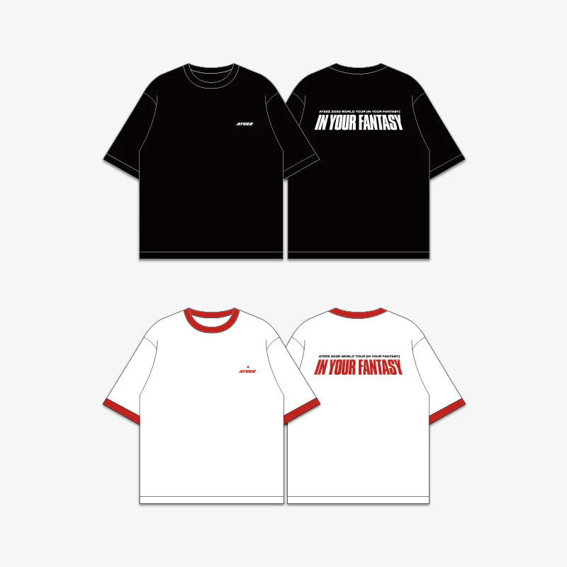 ATEEZ - IN YOUR FANTASY 2025 WORLD TOUR FROMM STORE OFFICIAL MD T-SHIRT (OPTION)