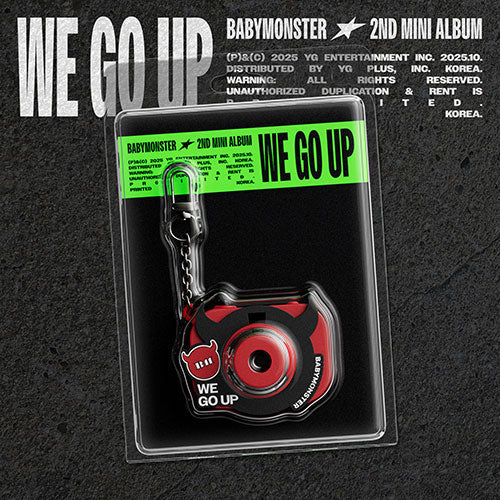 BABYMONSTER - WE GO UP 2ND MINI ALBUM MINI BEAM KEYRING VER