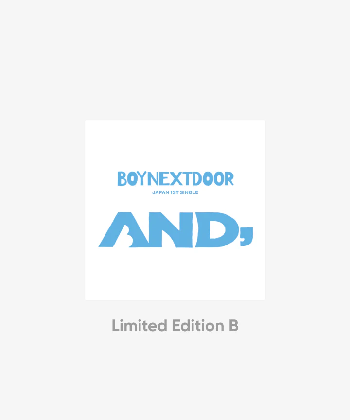 BOYNEXTDOOR - AND, JAPAN 1ST SINGLE ALBUM [LIMITED EDITION B] - Image 2