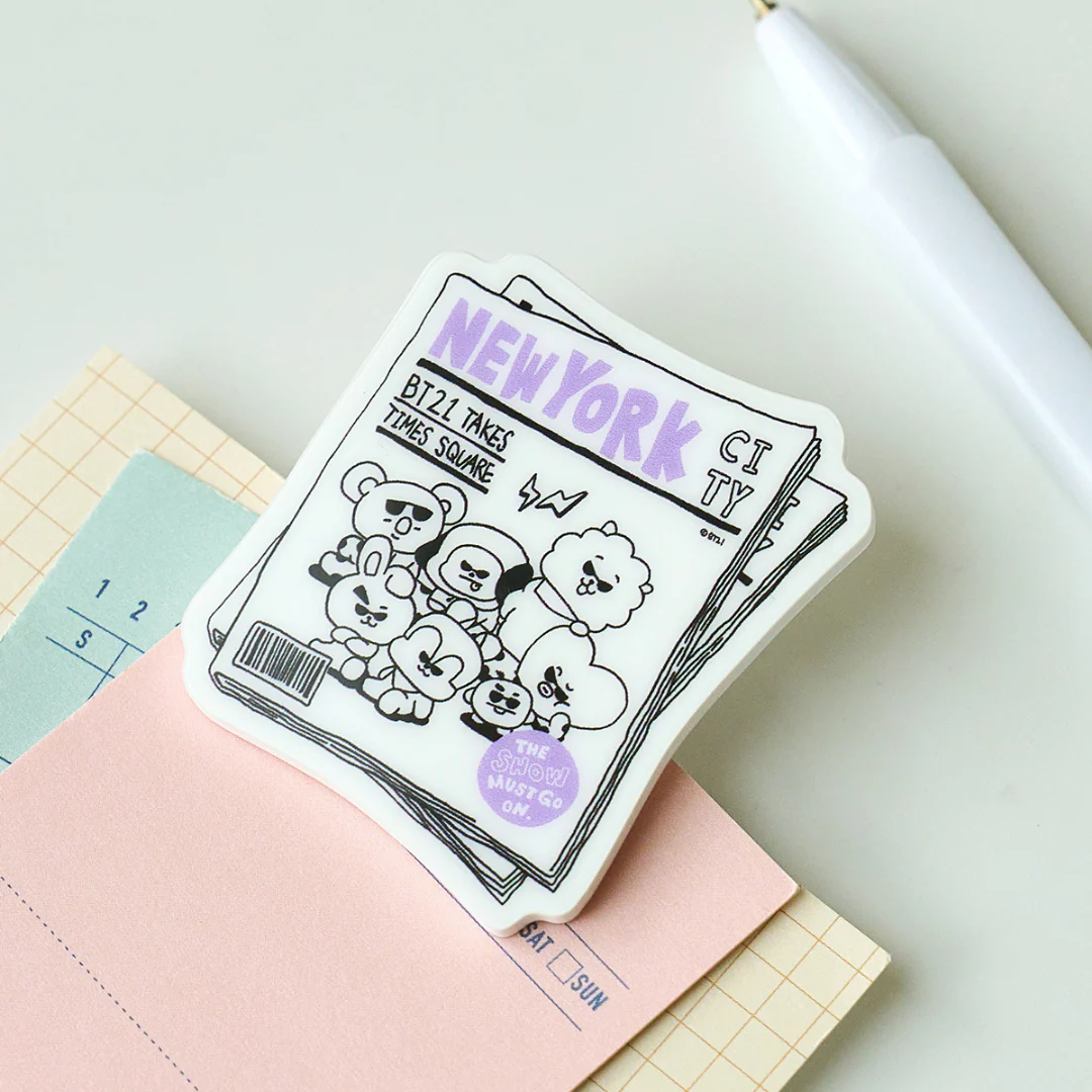 BT21 ACRYLIC MAGNETIC CLIP CITY EDITION - Image 2