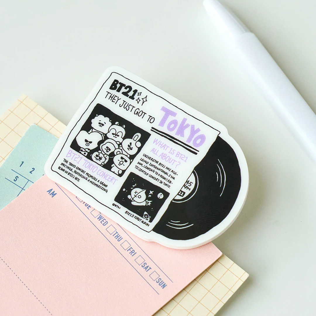 BT21 ACRYLIC MAGNETIC CLIP CITY EDITION - Image 3
