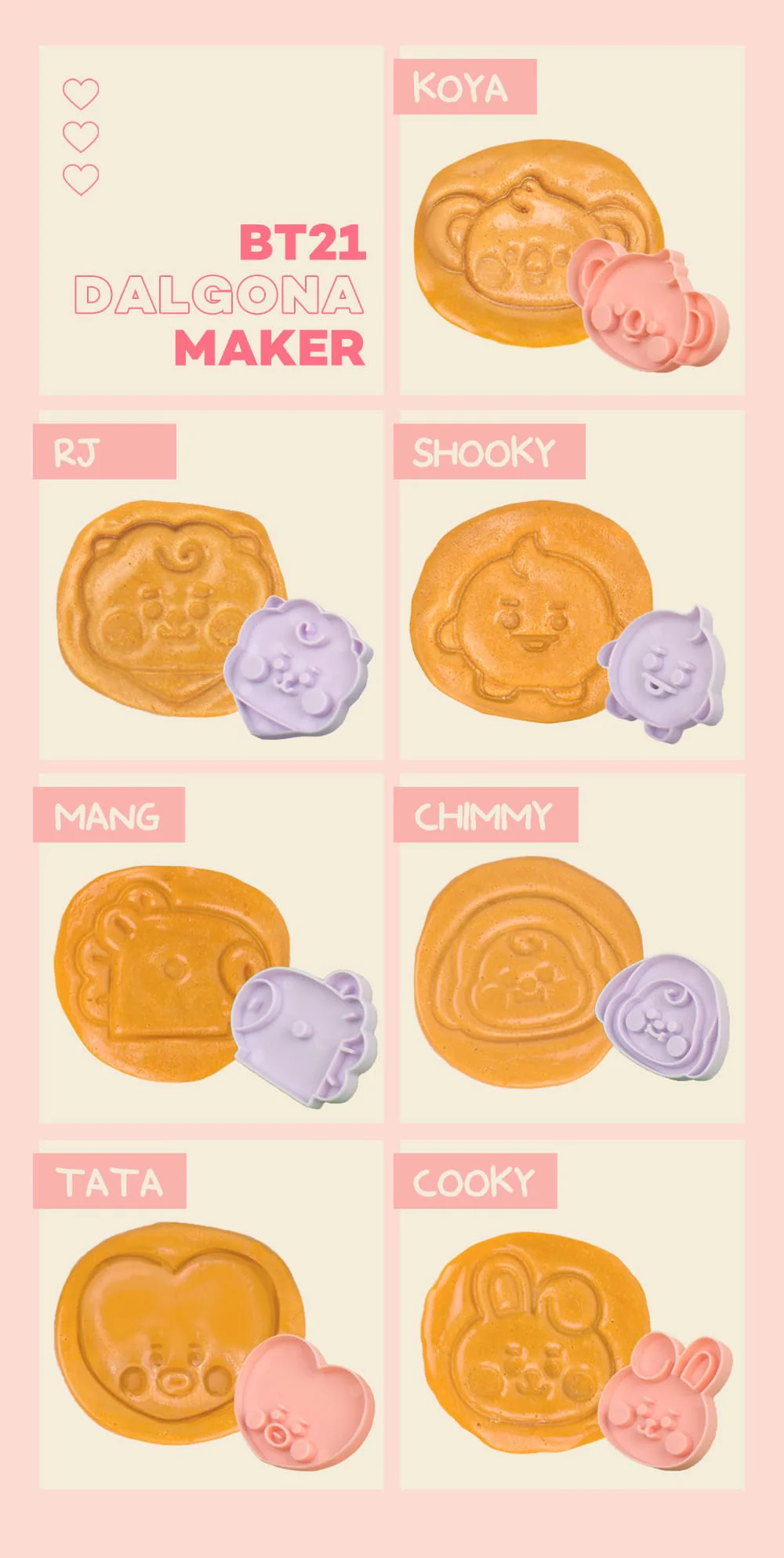 BT21 BABY DALGONA MAKER - Image 6