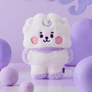 BT21 BABY FLAT FUR PURPLE HEART EDITION [STANDING DOLL] - Image 8