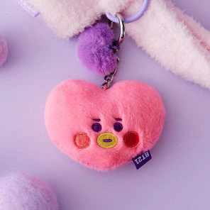 BT21 BABY FLAT FUR PURPLE HEART EDITION [BAG CHARM] - Image 7