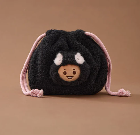 BT21 - BABY MORE FLUFFY FACE DOLL STRING POUCH - Image 2
