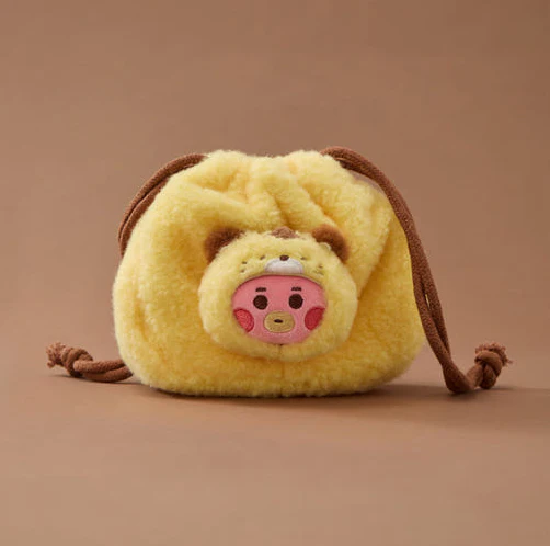 BT21 - BABY MORE FLUFFY FACE DOLL STRING POUCH - Image 7