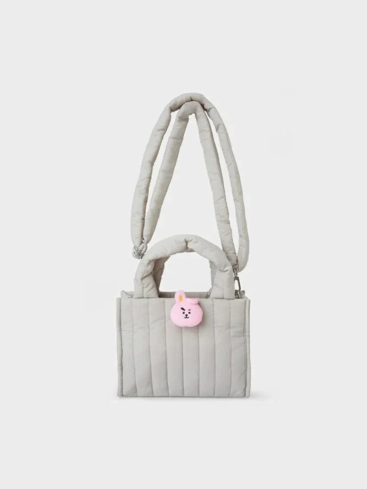 BT21 FACE DOLL BADGE 2 WAY QUILTING BAG - Image 3