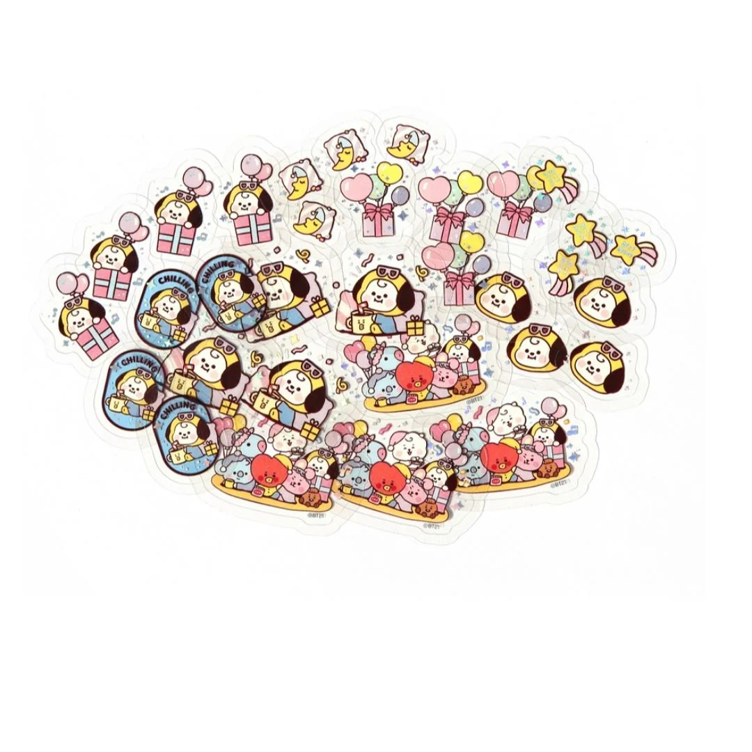 BT21 FLAKE Sticker Pack Party - Image 11