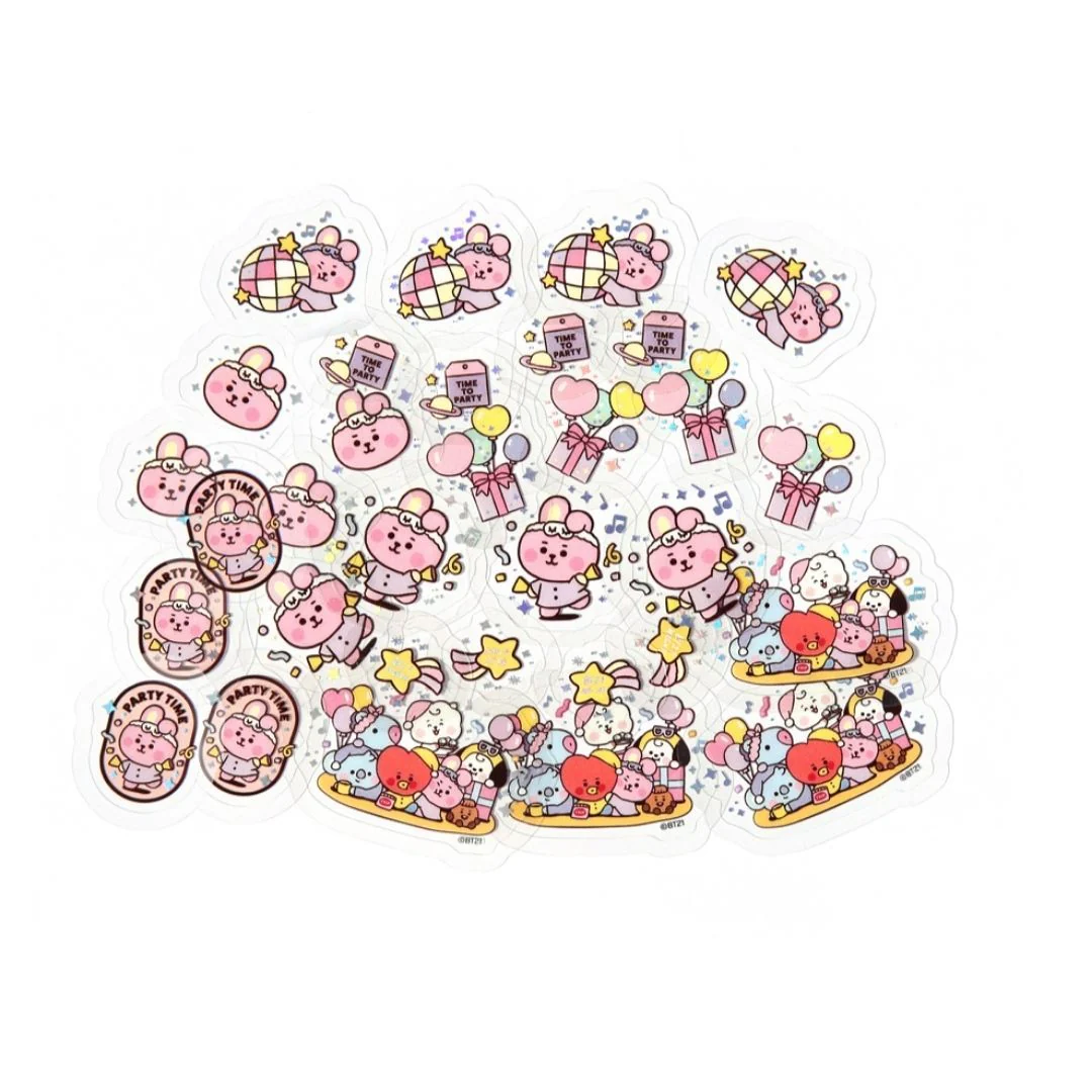 BT21 FLAKE Sticker Pack Party - Image 13