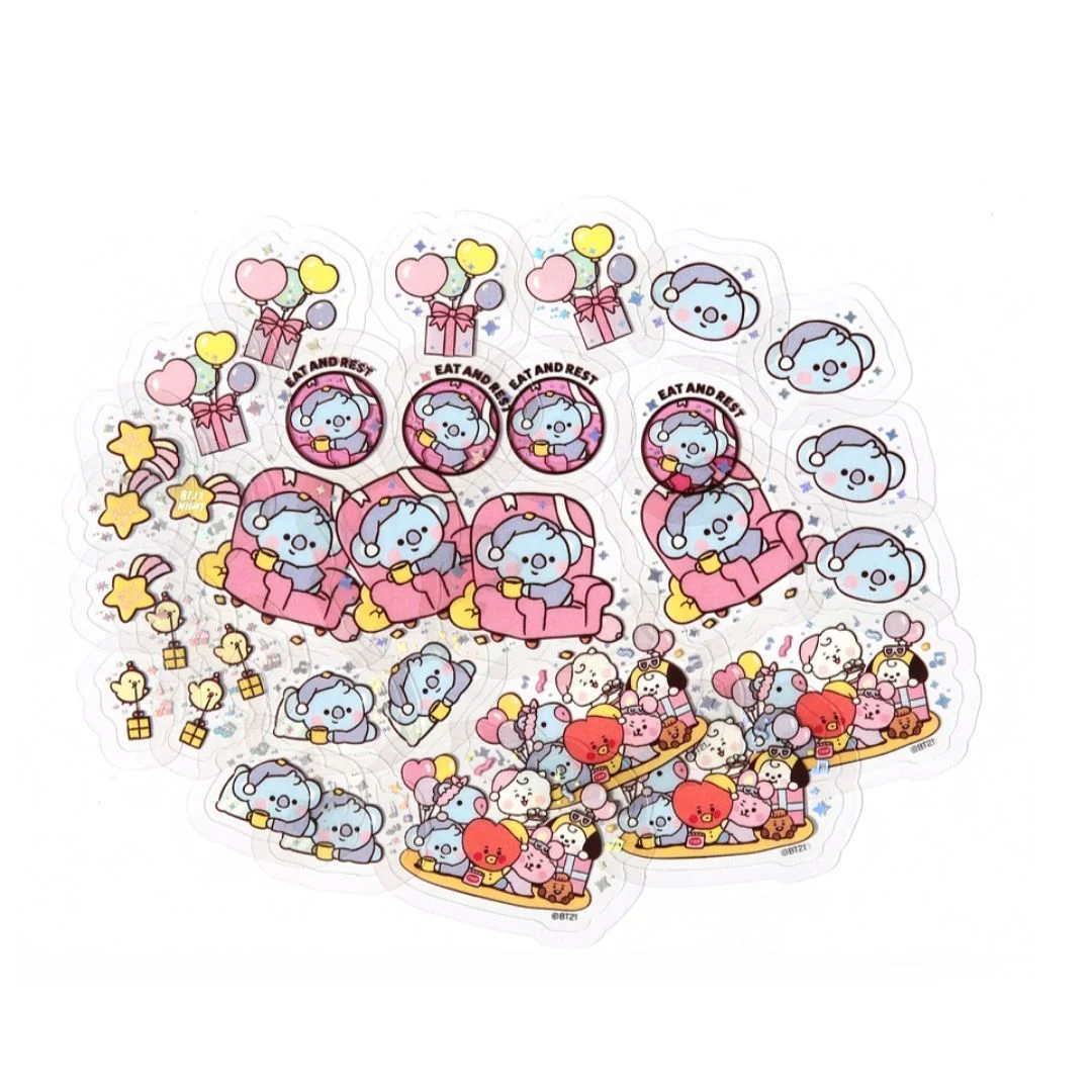 BT21 FLAKE Sticker Pack Party - Image 6