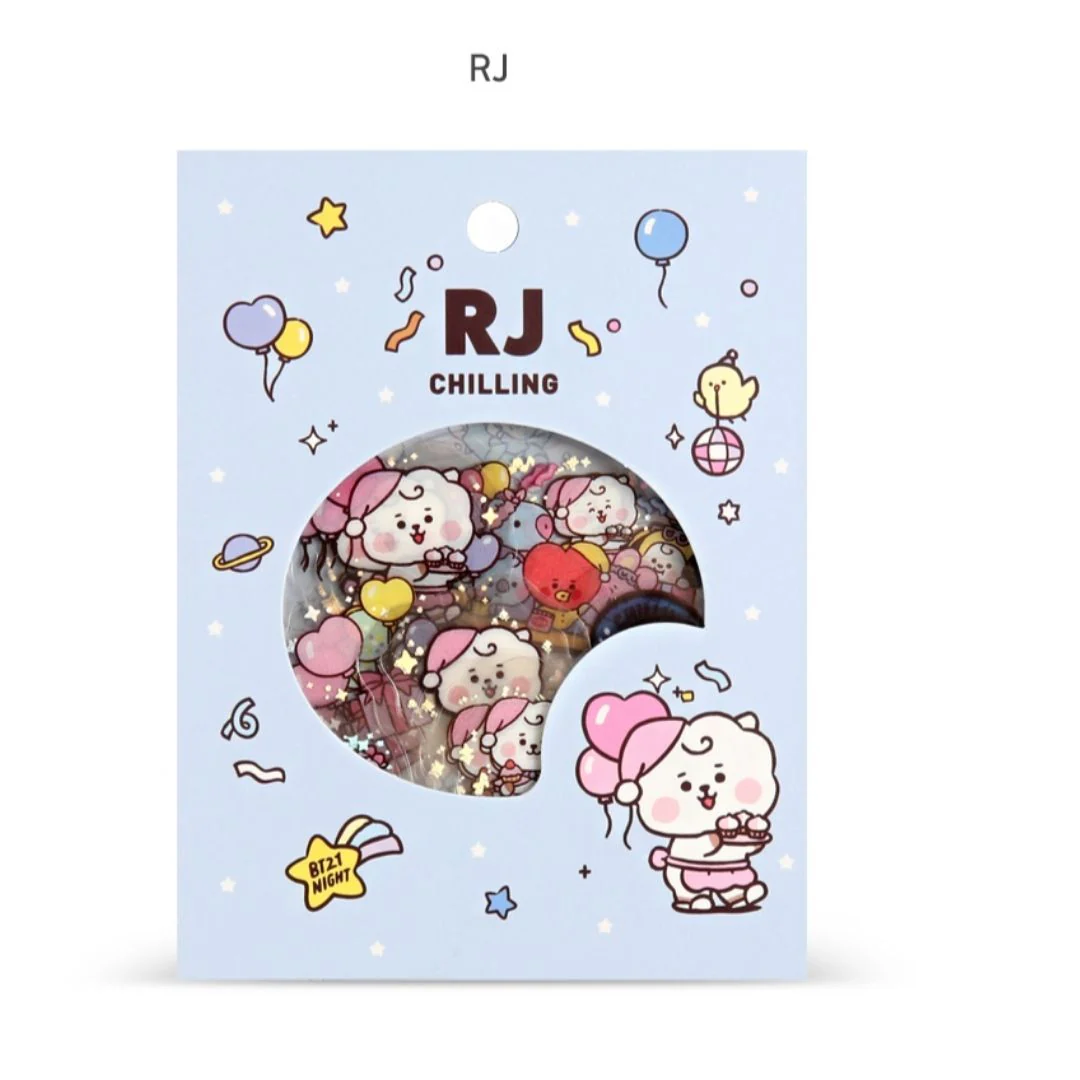 BT21 FLAKE Sticker Pack Party - Image 7