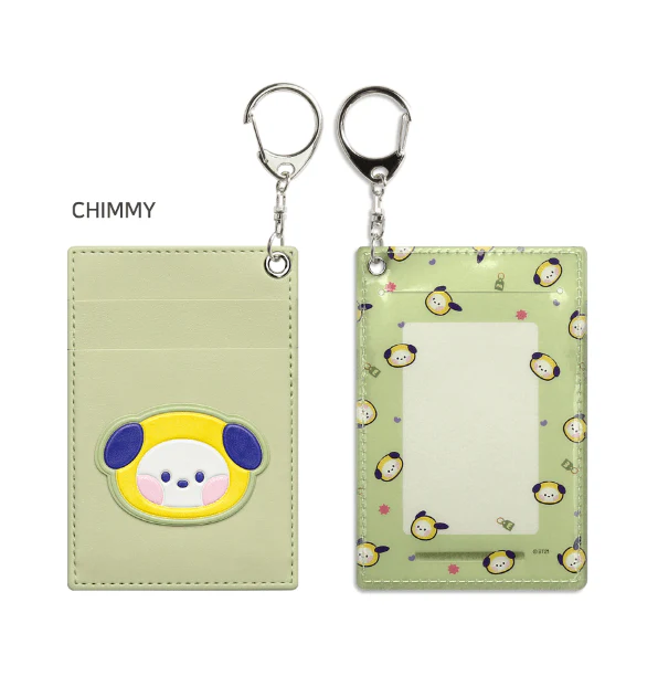 BT21 MININI LEATHER PATCH CARD HOLDER - Image 3
