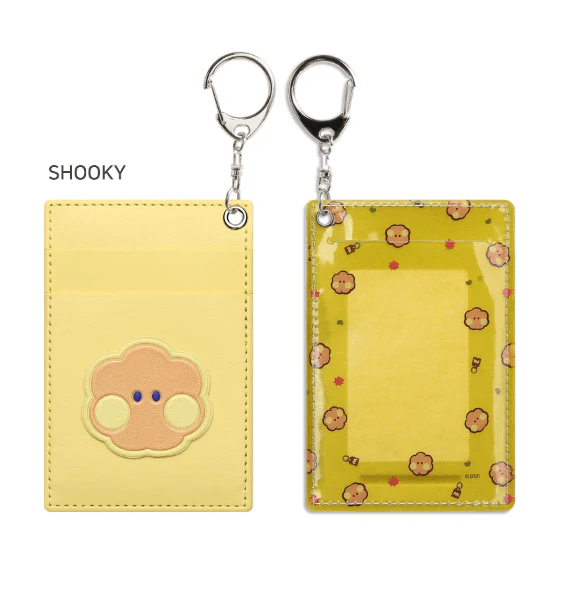 BT21 MININI LEATHER PATCH CARD HOLDER - Image 8