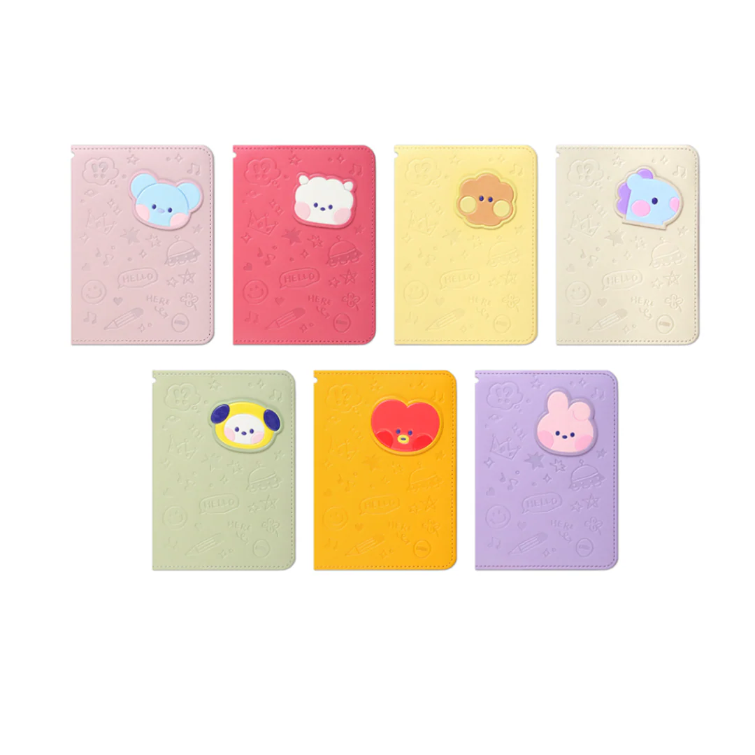 BT21 MININI LEATHER PATCH PASSPORT COVER - Image 10