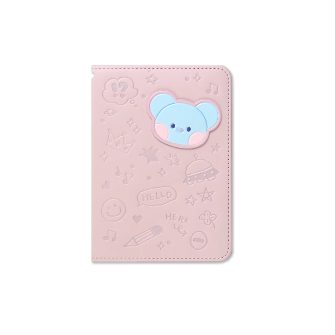 BT21 MININI LEATHER PATCH PASSPORT COVER - Image 2