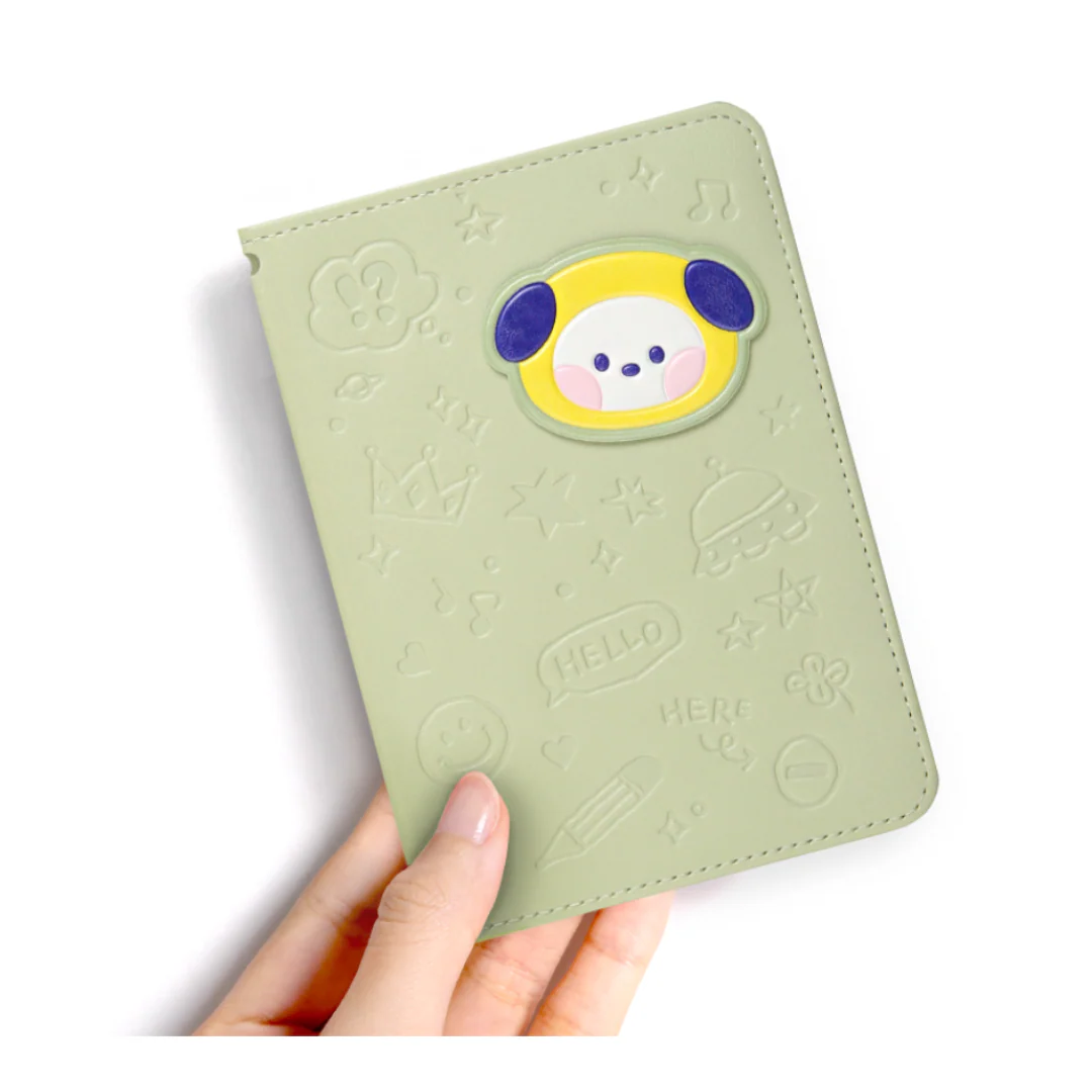 BT21 MININI LEATHER PATCH PASSPORT COVER - Image 6