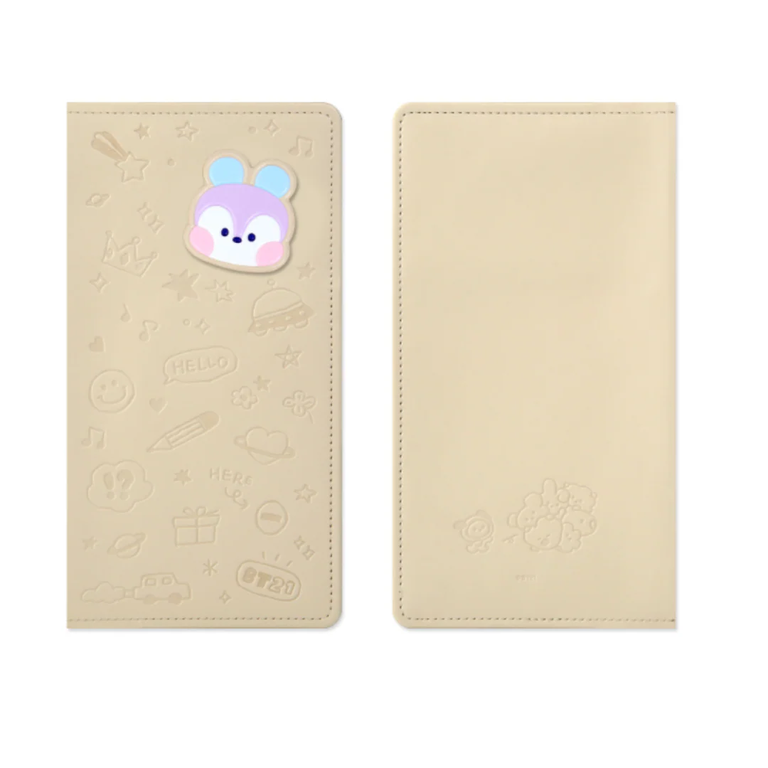 BT21 MININI LEATHER PATCH PASSPORT COVER (Large) - Image 2