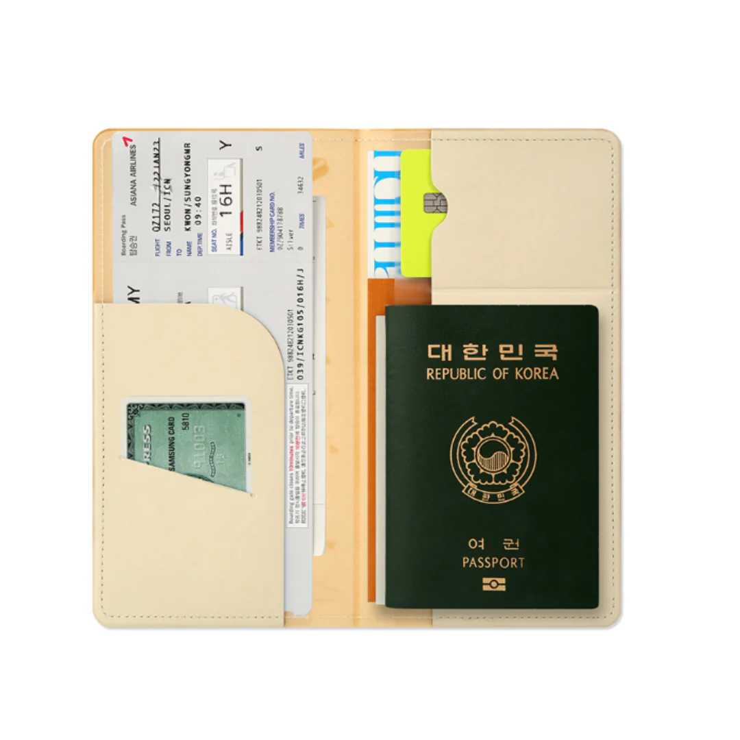 BT21 MININI LEATHER PATCH PASSPORT COVER (Large) - Image 3
