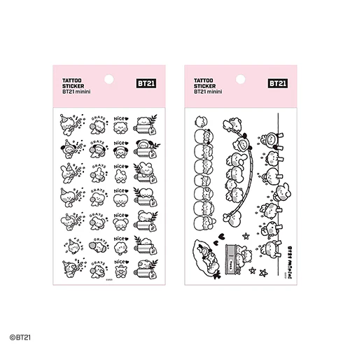 BT21 Minini TATOO Sticker - Image 10