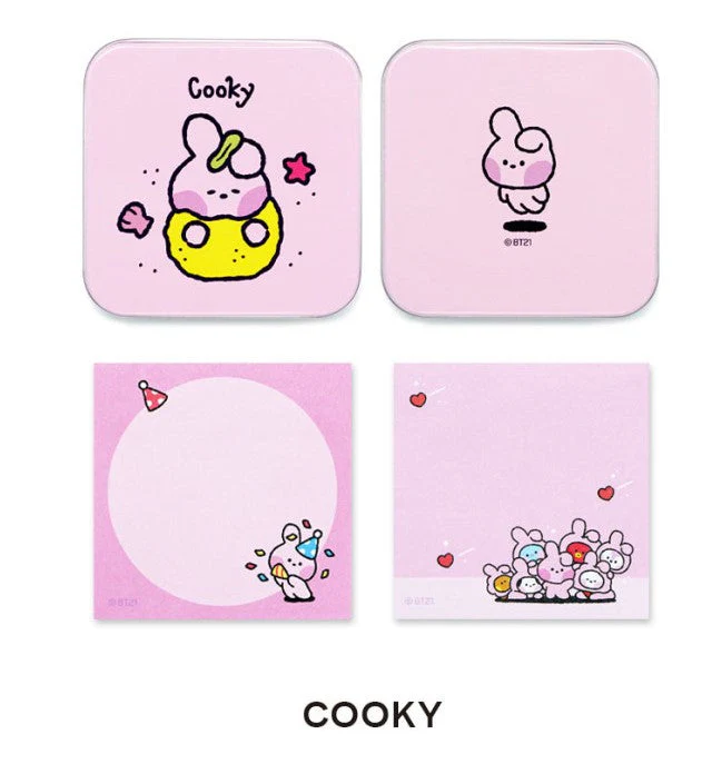 BT21 MININI TIN CASE MEMO PAD - Image 3