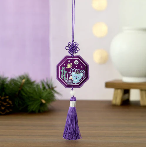 BT21 - PREMIUM K EDITION EMBROIDERED TESSLE KEYRING - Image 2