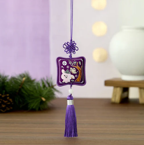 BT21 - PREMIUM K EDITION EMBROIDERED TESSLE KEYRING - Image 5