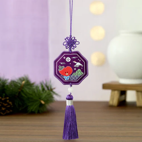 BT21 - PREMIUM K EDITION EMBROIDERED TESSLE KEYRING - Image 8