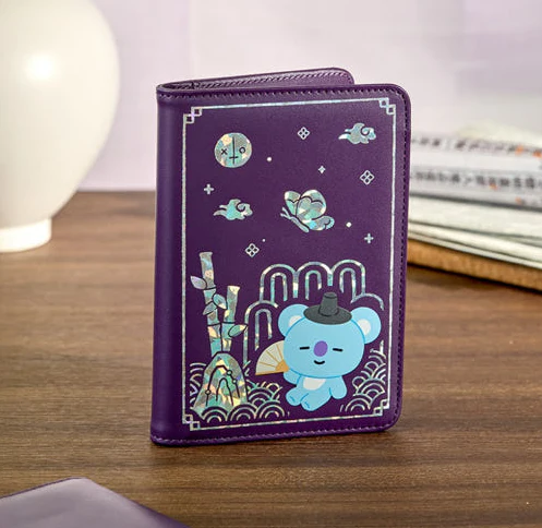 BT21 - PREMIUM K EDITION MOTHER OF PEARL GRAPHIC PASSPORT CASE - Image 2