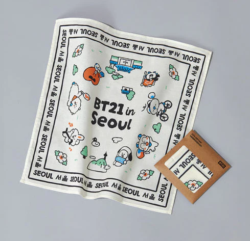 BT21 - SEOUL EDITION HAND TOWEL - Image 3