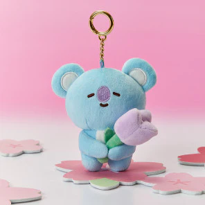 BT21 Spring Days Mini Plush Keyring - Image 2
