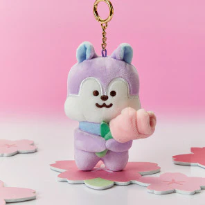 BT21 Spring Days Mini Plush Keyring - Image 5