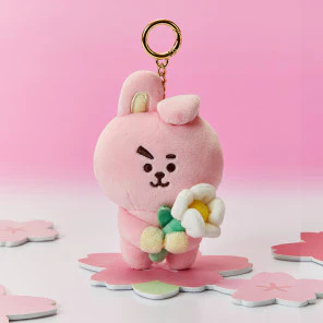 BT21 Spring Days Mini Plush Keyring - Image 7