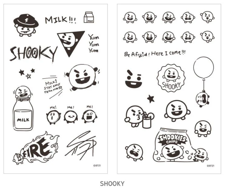 BT21 TATTOO STICKER - Image 11