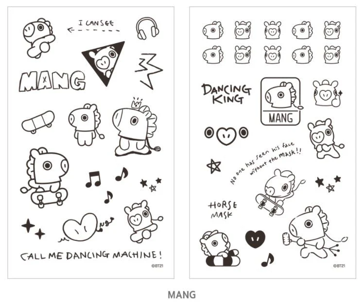 BT21 TATTOO STICKER - Image 12
