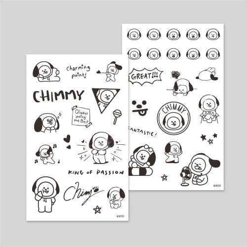 BT21 TATTOO STICKER - Image 3