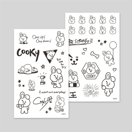 BT21 TATTOO STICKER - Image 4