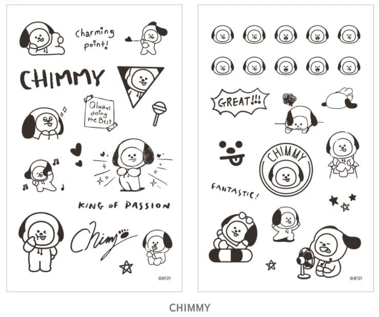 BT21 TATTOO STICKER - Image 8