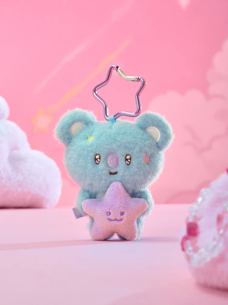 BT21 - THE JOURNEY PURPLE STAR PLUSH KEYRING - Image 2