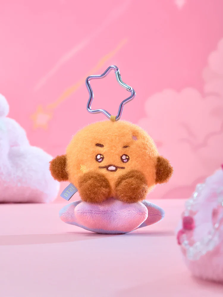 BT21 - THE JOURNEY PURPLE STAR PLUSH KEYRING - Image 3