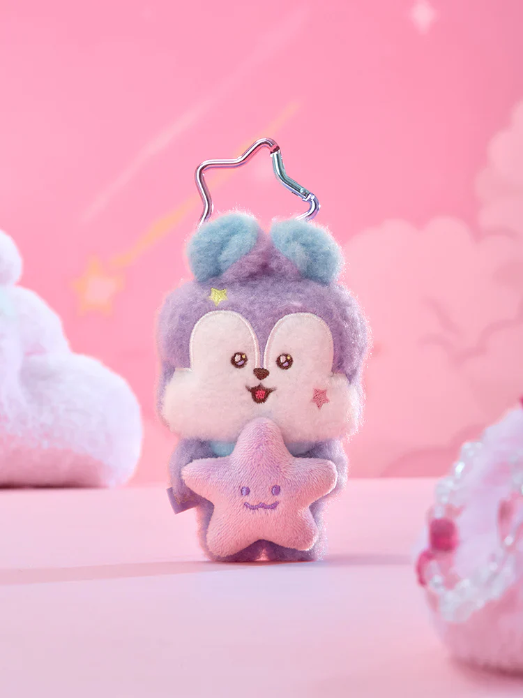 BT21 - THE JOURNEY PURPLE STAR PLUSH KEYRING - Image 4